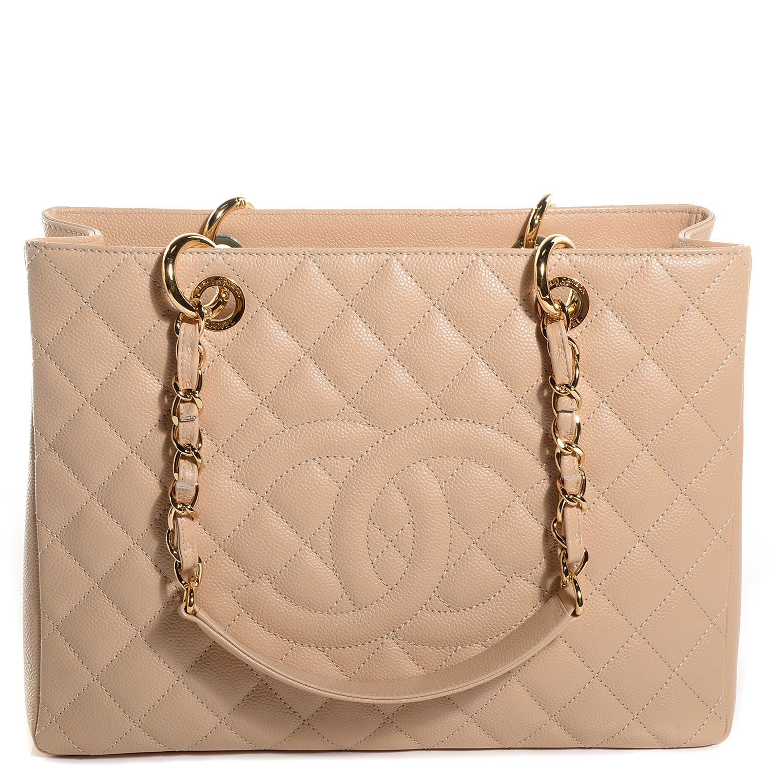 Chanel Caviar Grand Shopping Tote GST Beige Clair 1 of 8