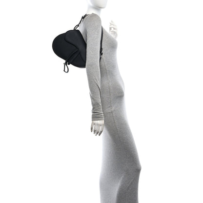 Christian Dior Ultra Matte Calfskin Saddle Bag Black 2 of 10