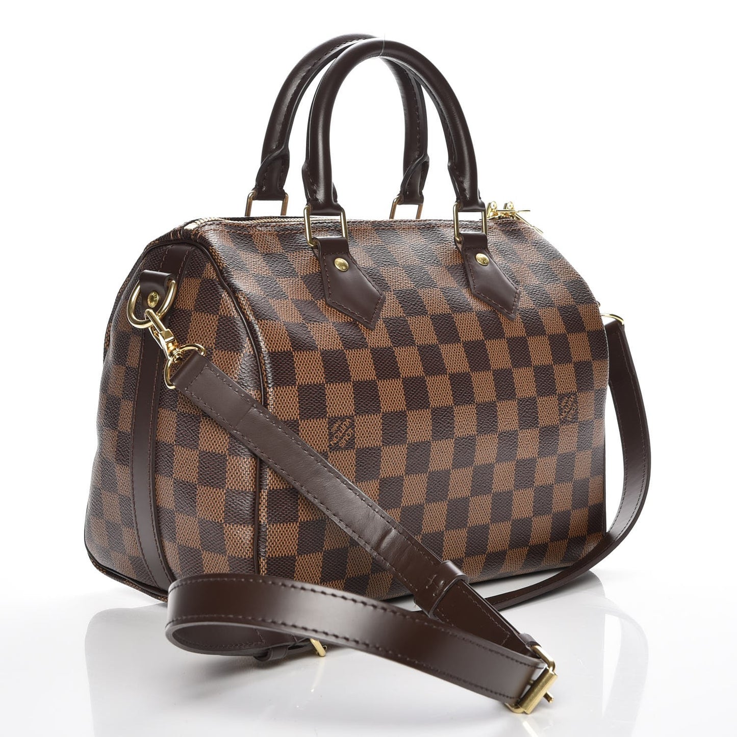 Damier Ebene Speedy Bandouliere 25