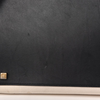 Celine Cotton Canvas Medium Phantom Luggage White 19 of 20