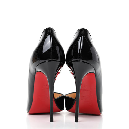 Christian Louboutin Patent Iriza 100 Pumps 37 Black 6 of 9
