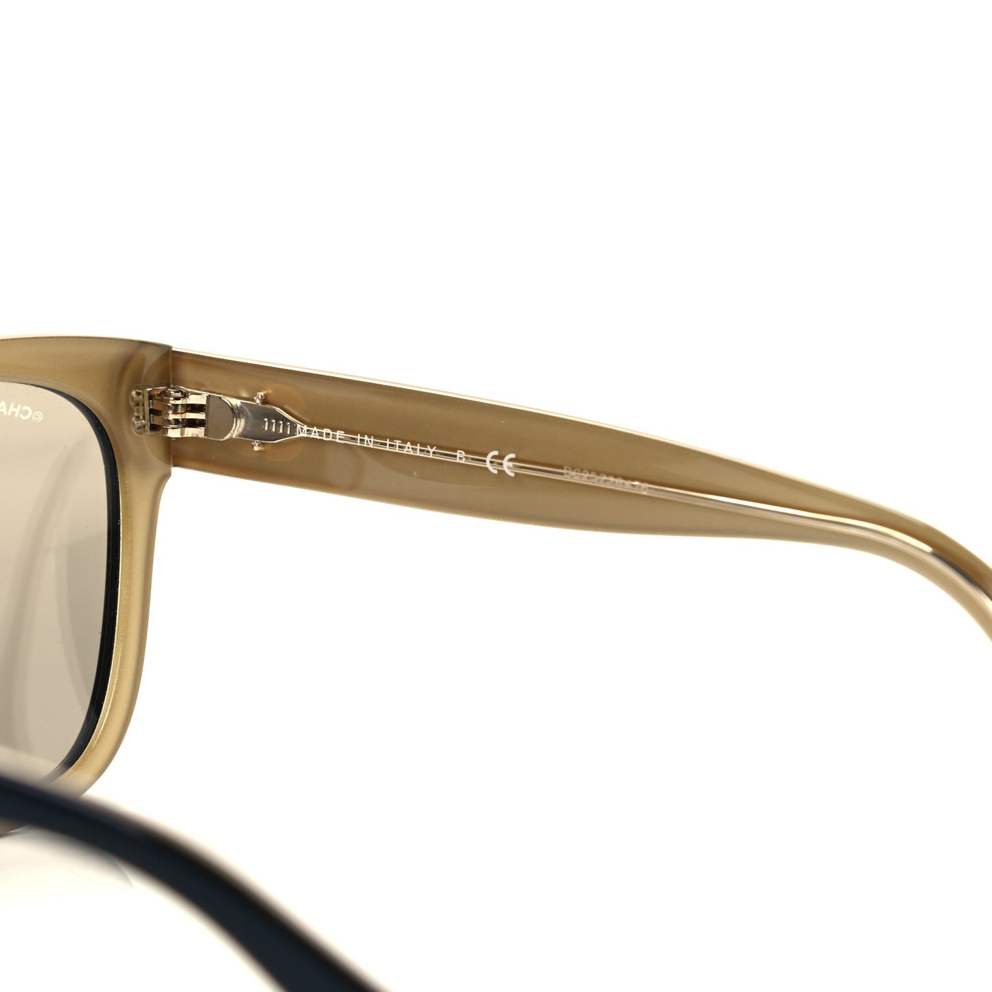 Acetate Mirrored Runway Square Sunglasses 5380 Black Gold