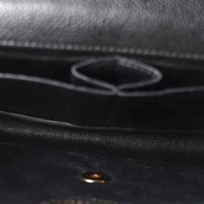 Chanel Caviar Quilted East West Flap Black Black 5 of 10