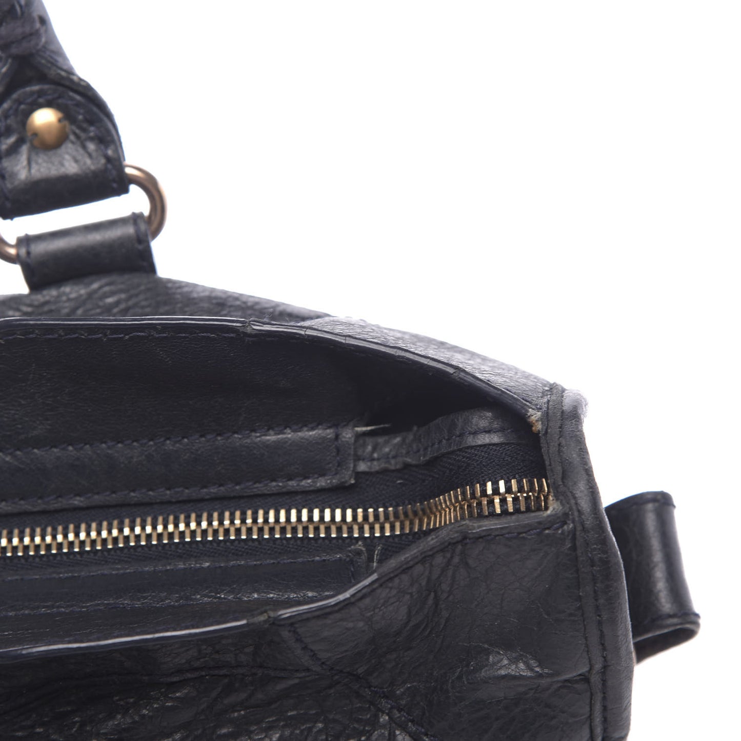 Agneau Giant 12 Rose Gold Hardware City Dark Night