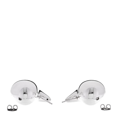 Bottega Veneta Sterling Silver Small Drop Earrings 3 of 5