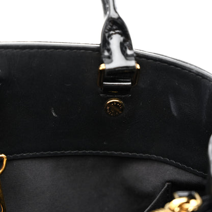 Louis Vuitton Vernis Montaigne MM Black 9 of 13