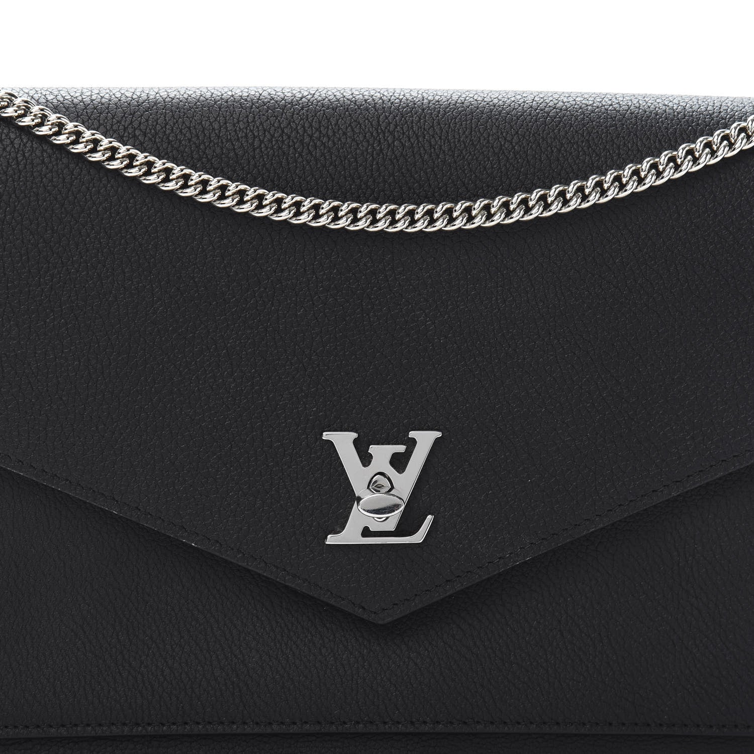 Louis Vuitton Soft Calfskin My Lockme Pochette Black 10 of 11