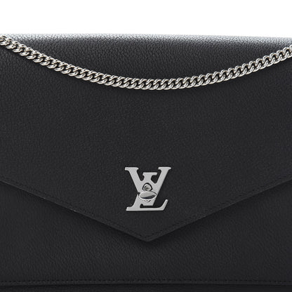 Louis Vuitton Soft Calfskin My Lockme Pochette Black 10 of 11