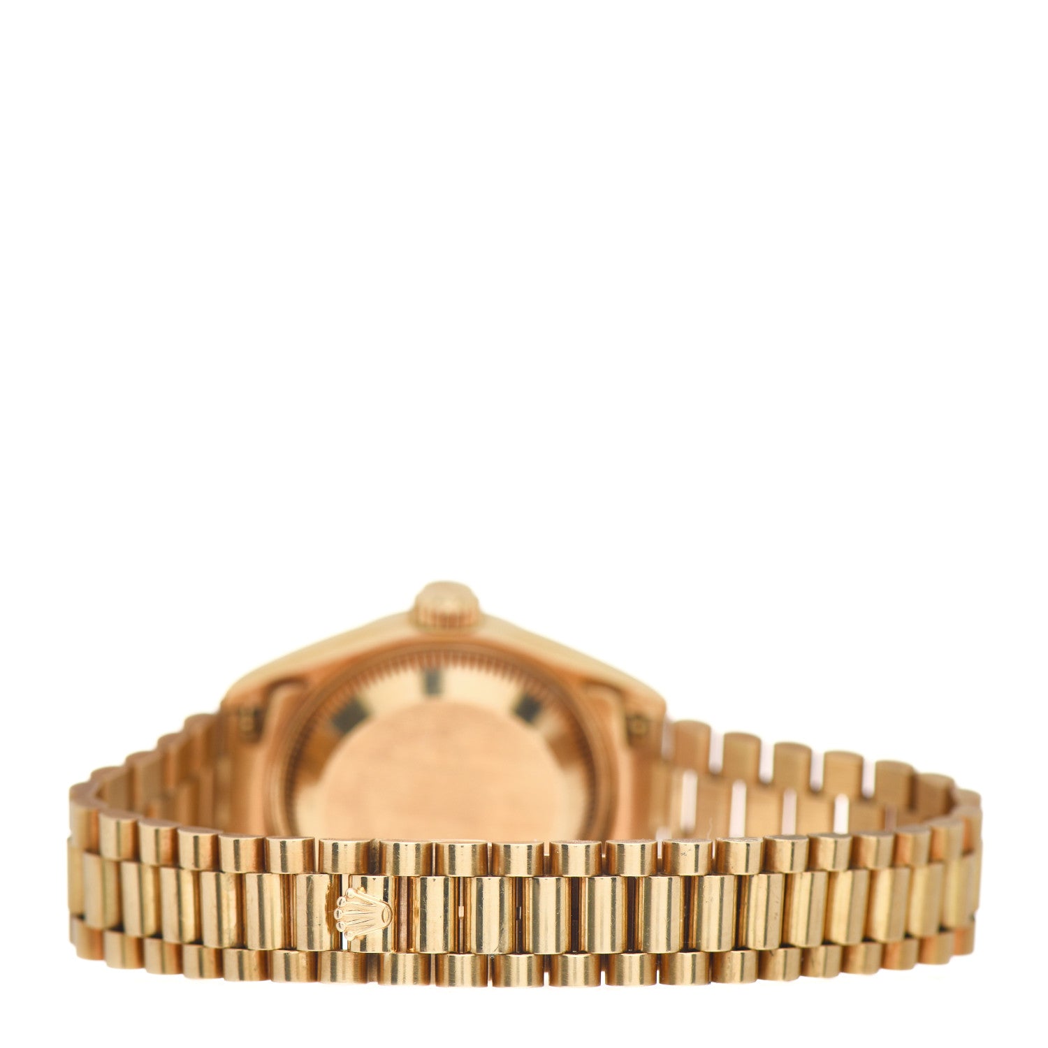 Rolex 18K Yellow Gold Diamond 26mm Datejust President Watch Champagne 69178 3 of 4