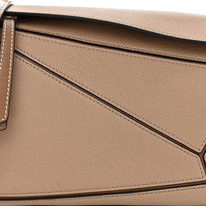 Loewe Grained Calfskin Small Puzzle Bag Sand Mink 9 of 11