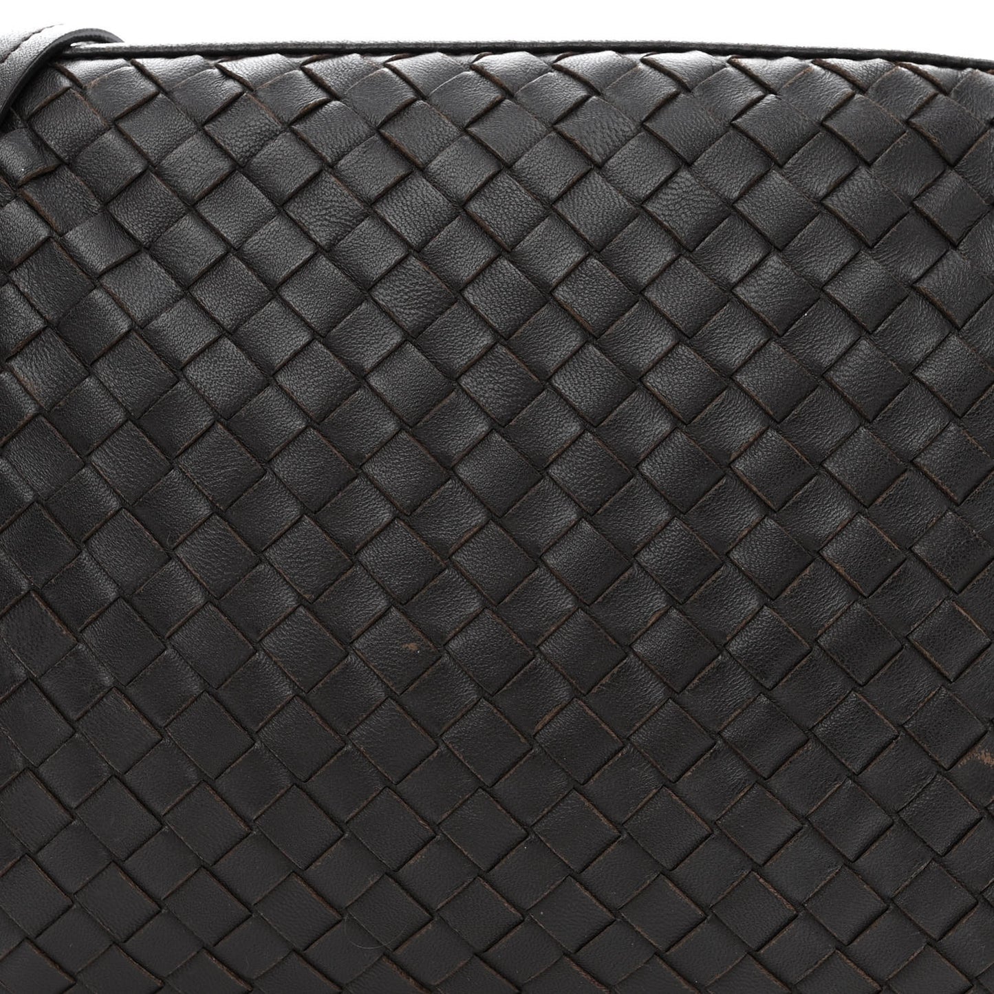 Nappa Intrecciato Nodini Bag Ebano
