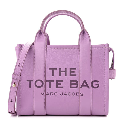 Marc Jacobs Grained Calfskin Small The Tote Bag Regal Orchid 1 of 15