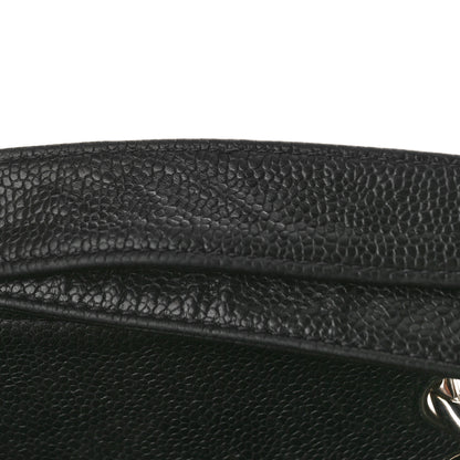 Chanel Caviar Quilted Grand Shopping Tote GST Dark Navy Blue 11 of 11