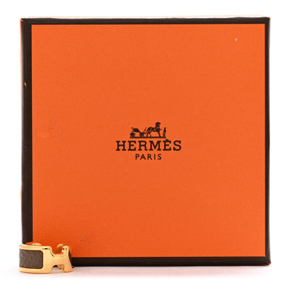 Hermes Epsom Olympe Ear Cuff Etoupe 5 of 5