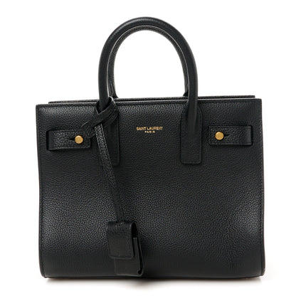 Saint Laurent Grained Calfskin Nano Supple Sac De Jour Black 1 of 10
