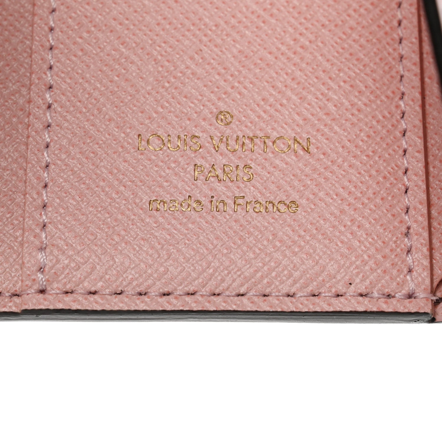 Louis Vuitton Monogram Zoe Wallet Rose Ballerine 6 of 10