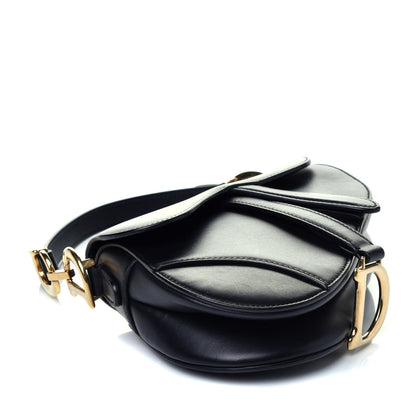 Christian Dior Calfskin Mini Saddle Bag Black 4 of 9