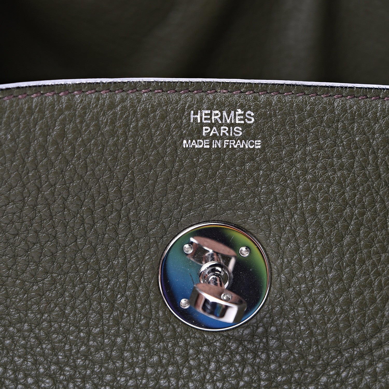 Hermes Taurillon Clemence Lindy 34 Vert Veronese 5 of 14