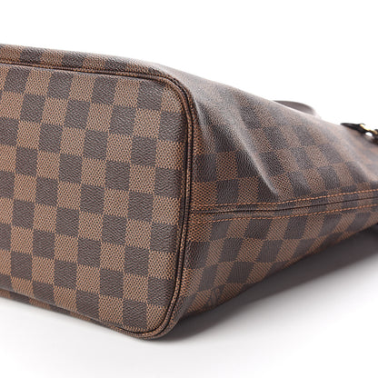 Louis Vuitton Damier Ebene Neo Neverfull MM Rose Ballerine 7 of 13