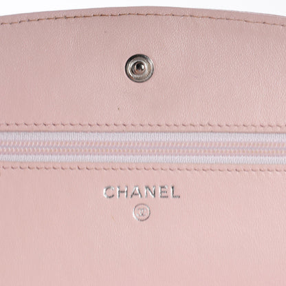 Chanel Caviar Sevruga Wallet on Chain WOC Pale Rose 6 of 10