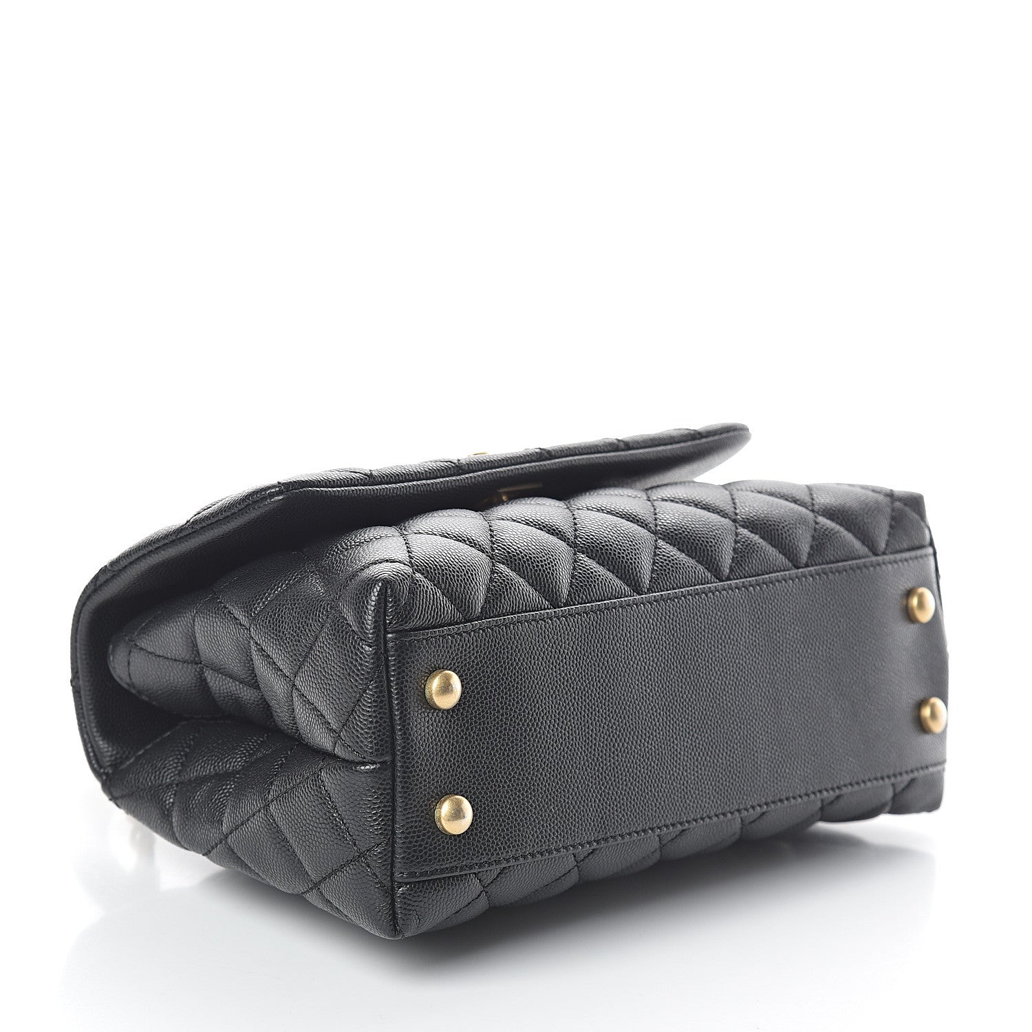 Chanel Caviar Quilted Mini Coco Handle Flap Black 3 of 9
