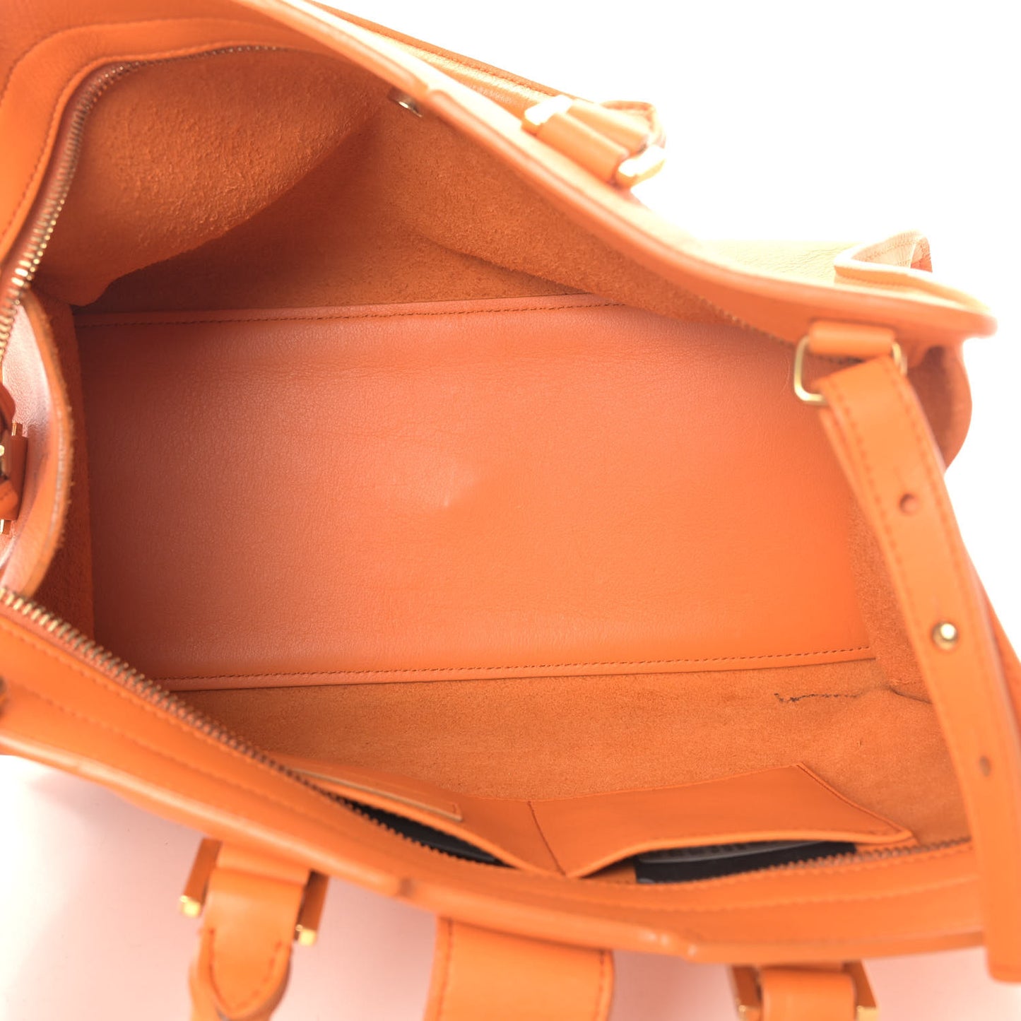 Calfskin Small Classic Y Cabas Mandarine