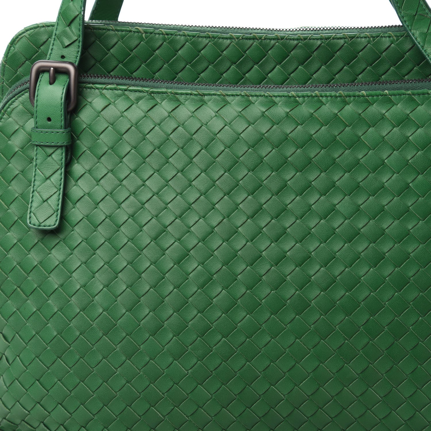 Bottega Veneta Nappa Intrecciato Double Compartment Tote Green 12 of 12