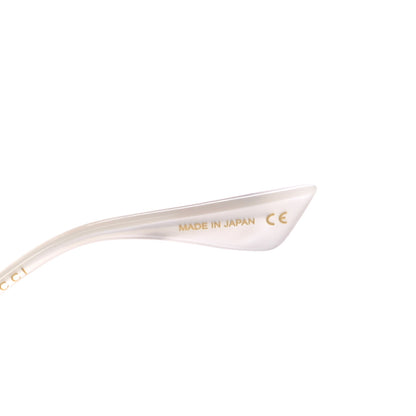 Gucci Crystal Cat Eye Glasses GG0215O Black 6 of 7