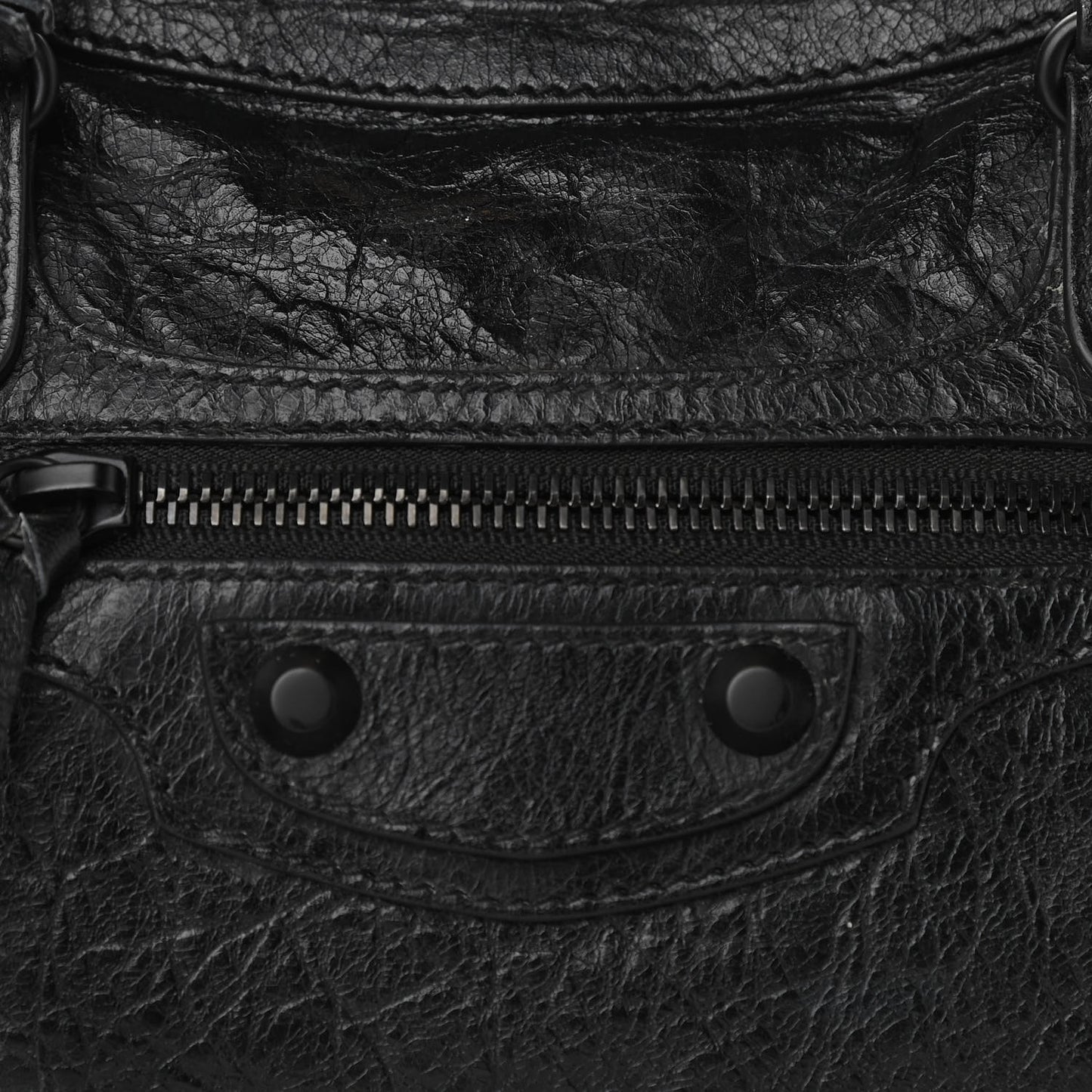 Agneau Arena Classic Black Hardware S City Black