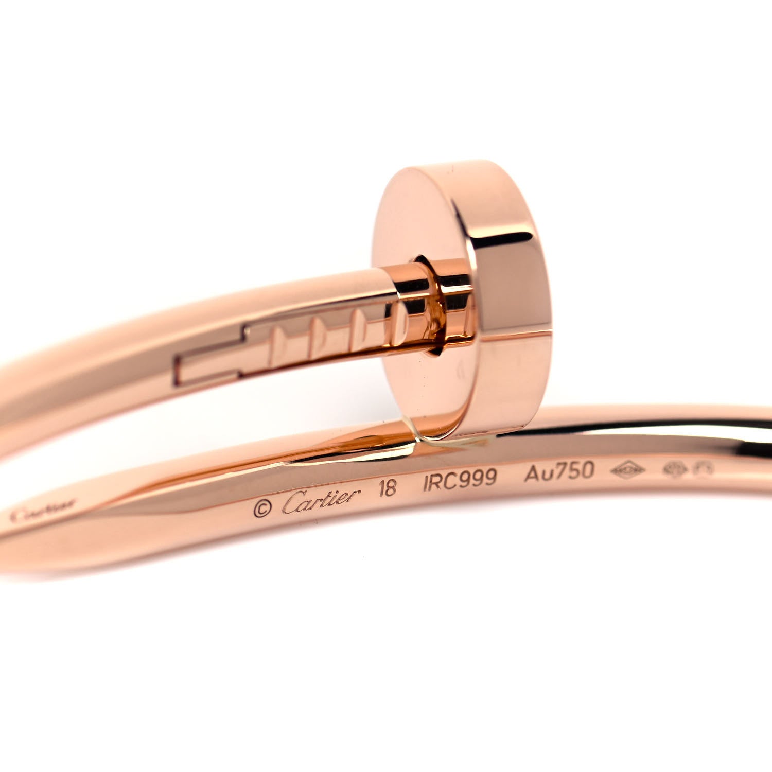 Cartier 18K Pink Gold Juste Un Clou Bracelet 18 4 of 6
