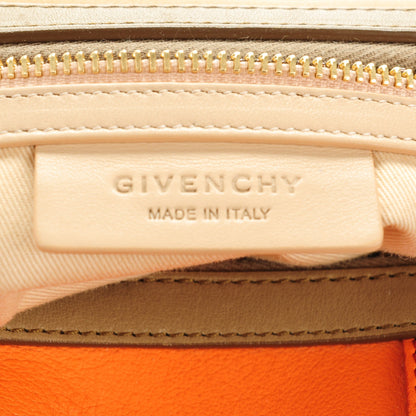 Givenchy Matte Calfskin Medium Bi-Color Lucrezia Beige Orange 6 of 7