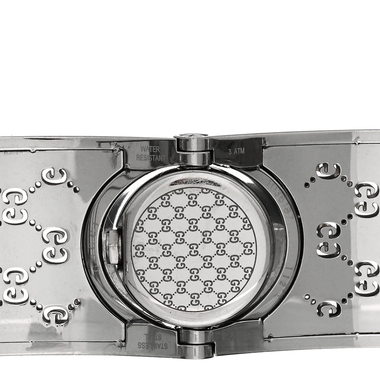 Stainless Steel Diamond Bezel 23mm Twirl Quartz Watch Brown