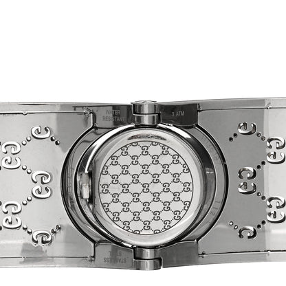 Gucci Stainless Steel Diamond Bezel 23mm Twirl Quartz Watch Brown 4 of 4