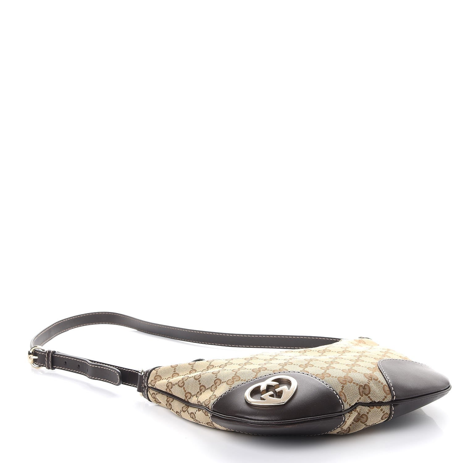 Gucci Monogram Small Lovely Heart Messenger Dark Brown 4 of 7