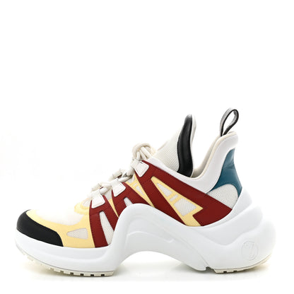 Louis Vuitton Calfskin Technical Nylon LV Archlight Sneakers 40.5 Terracotta 1 of 9