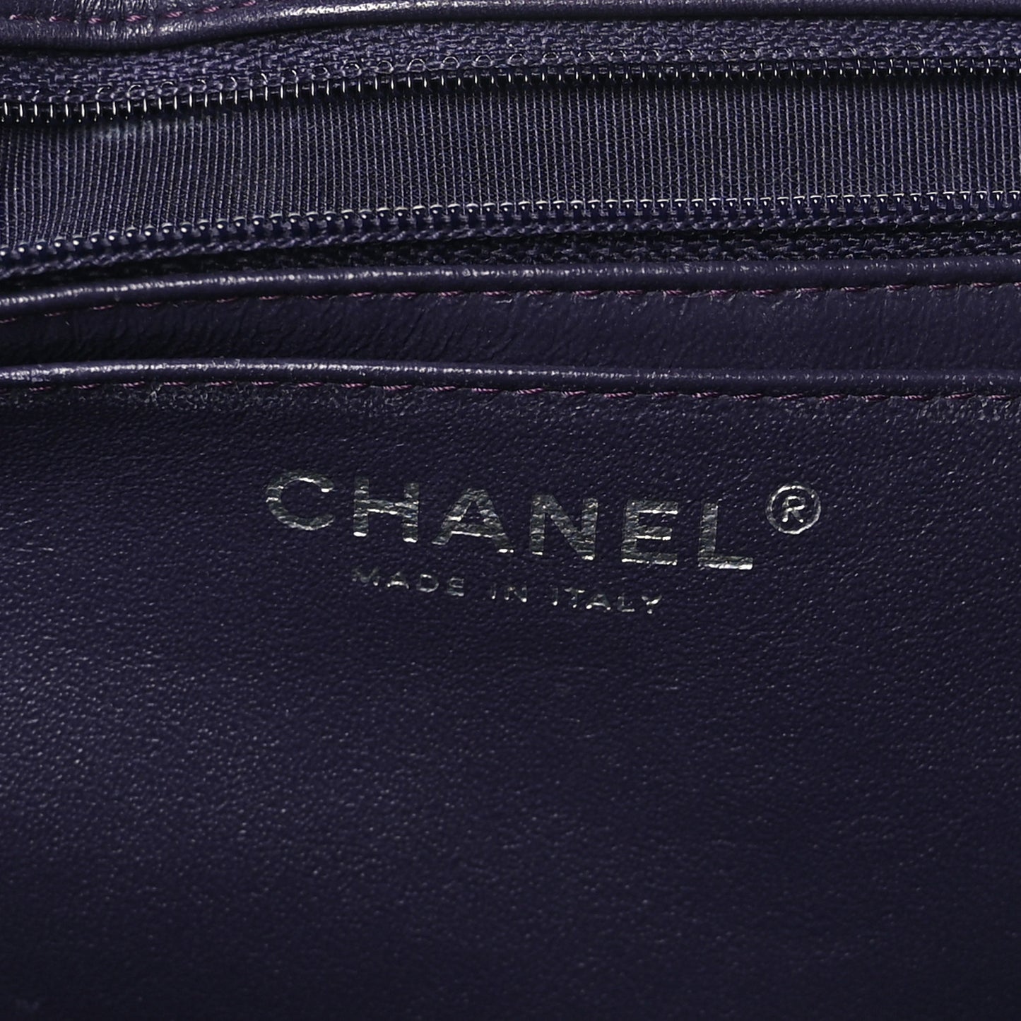 Patent Quilted Maxi Single Flap Purple