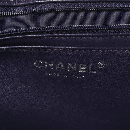 Chanel Patent Quilted Maxi Single Flap Purple 6 of 10
