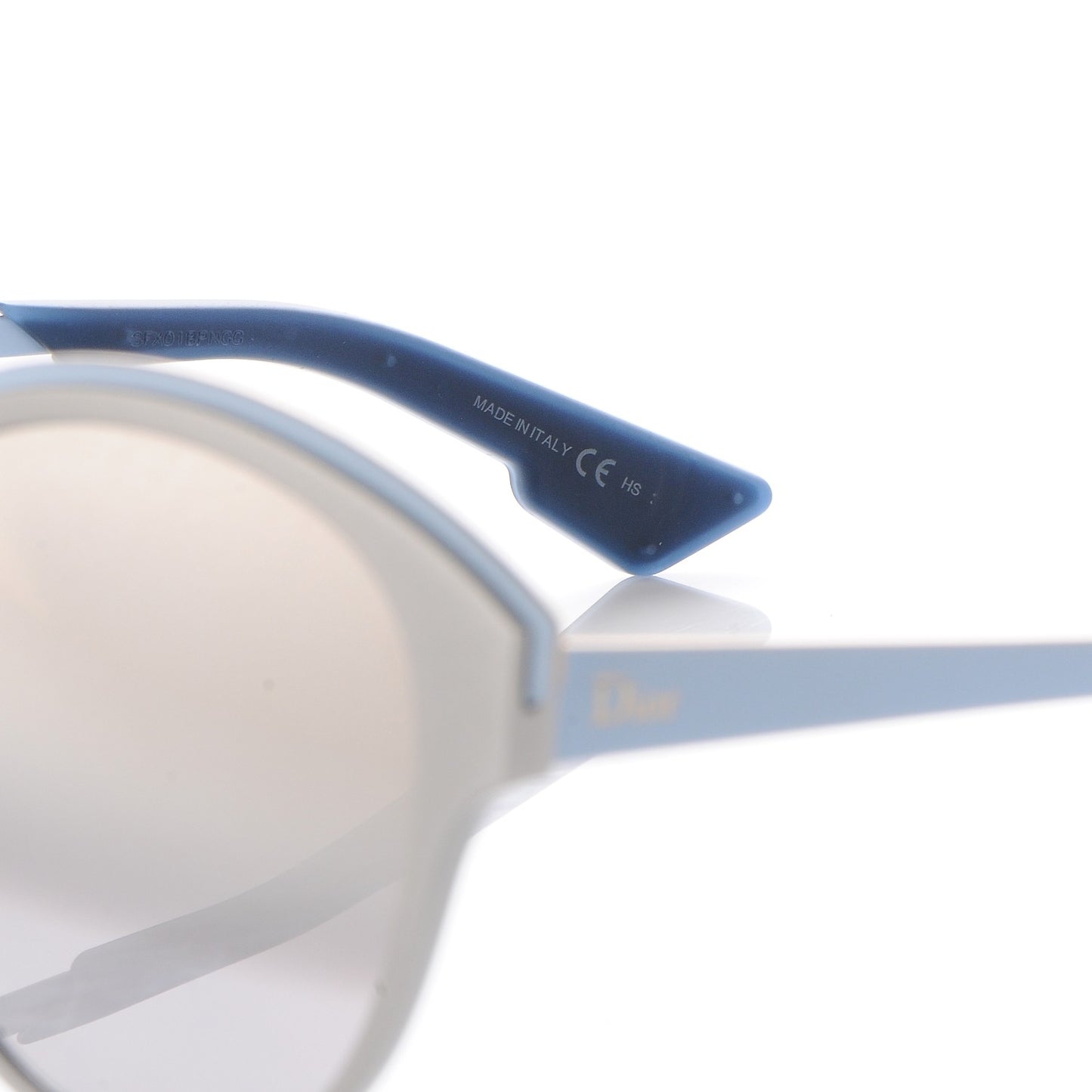 Sun Mirrored Round Sunglasses Blue