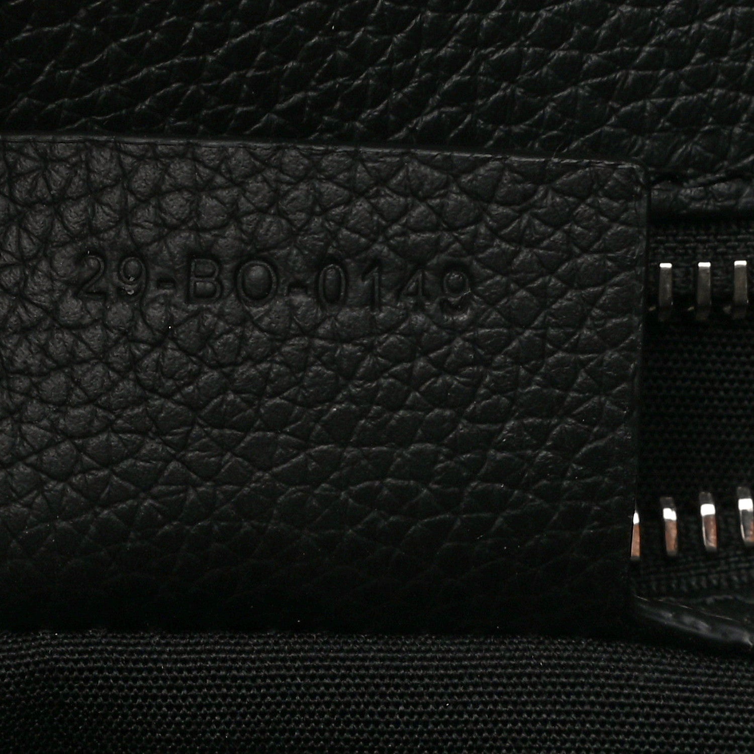 Christian Dior Grained Calfskin Saddle Tote Black 7 of 13