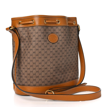 Gucci X DISNEY Mini Vintage GG Supreme Monogram Bucket Bag Beige Vintage Sun Oil 3 of 10