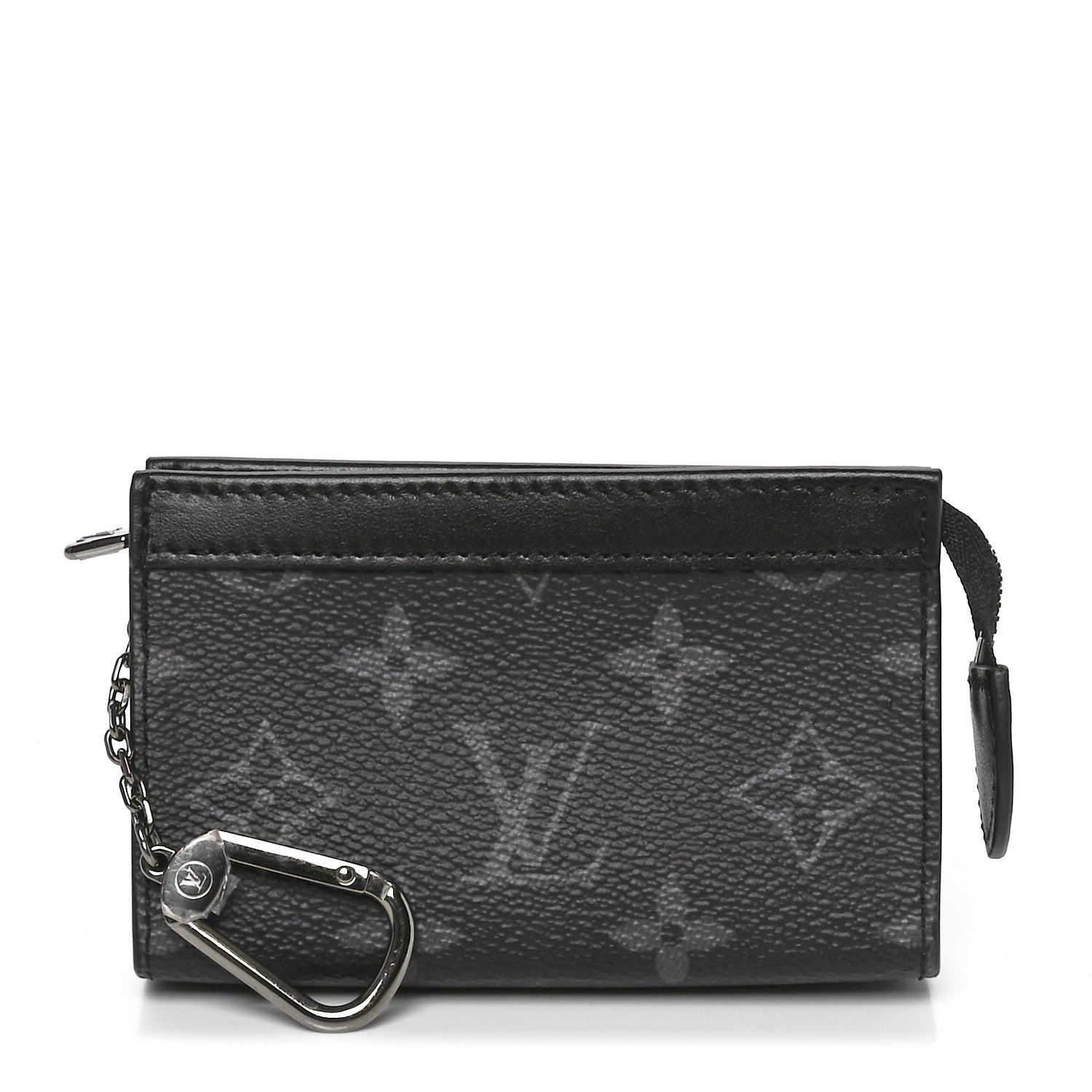 Louis Vuitton Monogram Eclipse Key Pouch Voyage 1 of 9