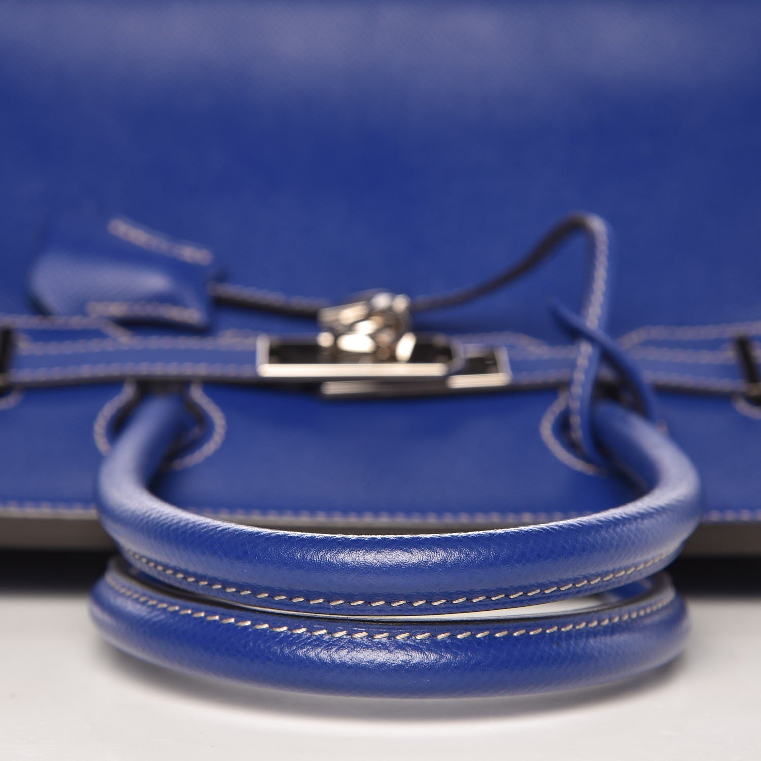Hermes Epsom Candy Birkin 30 Bleu Electrique Mykonos 21 of 32