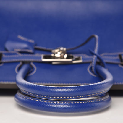 Hermes Epsom Candy Birkin 30 Bleu Electrique Mykonos 21 of 32