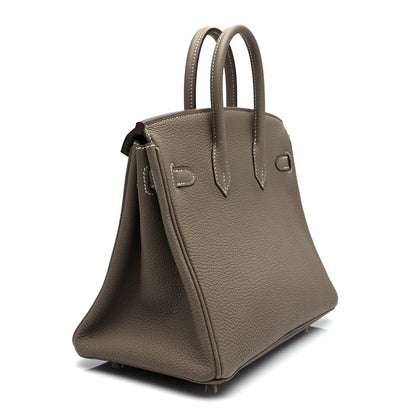 Hermes Togo Birkin 25 Etoupe 3 of 33