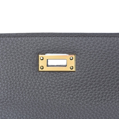 Hermes Togo Kelly Retourne 25 Etain 13 of 32