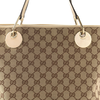 Gucci Monogram Large Eclipse Tote Beige White 13 of 13