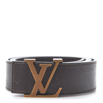 Louis Vuitton Utah LV Initiales Belt 100 40 Coffee 1 of 5