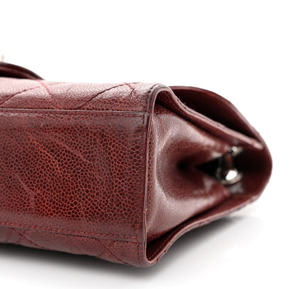 Chanel Crumpled Grained Calfskin Medium CC Crave Flap Bordeaux 11 of 11