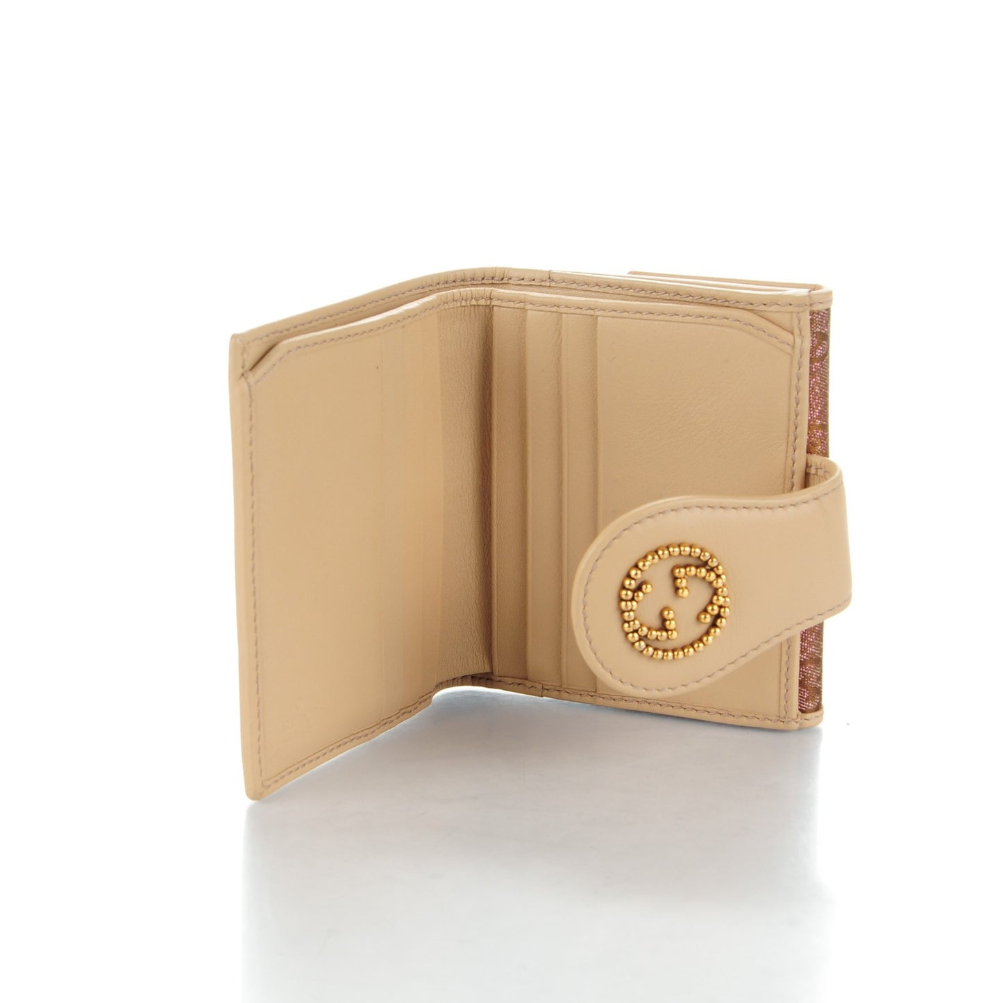 Monogram Lurex Scarlett Compact Wallet