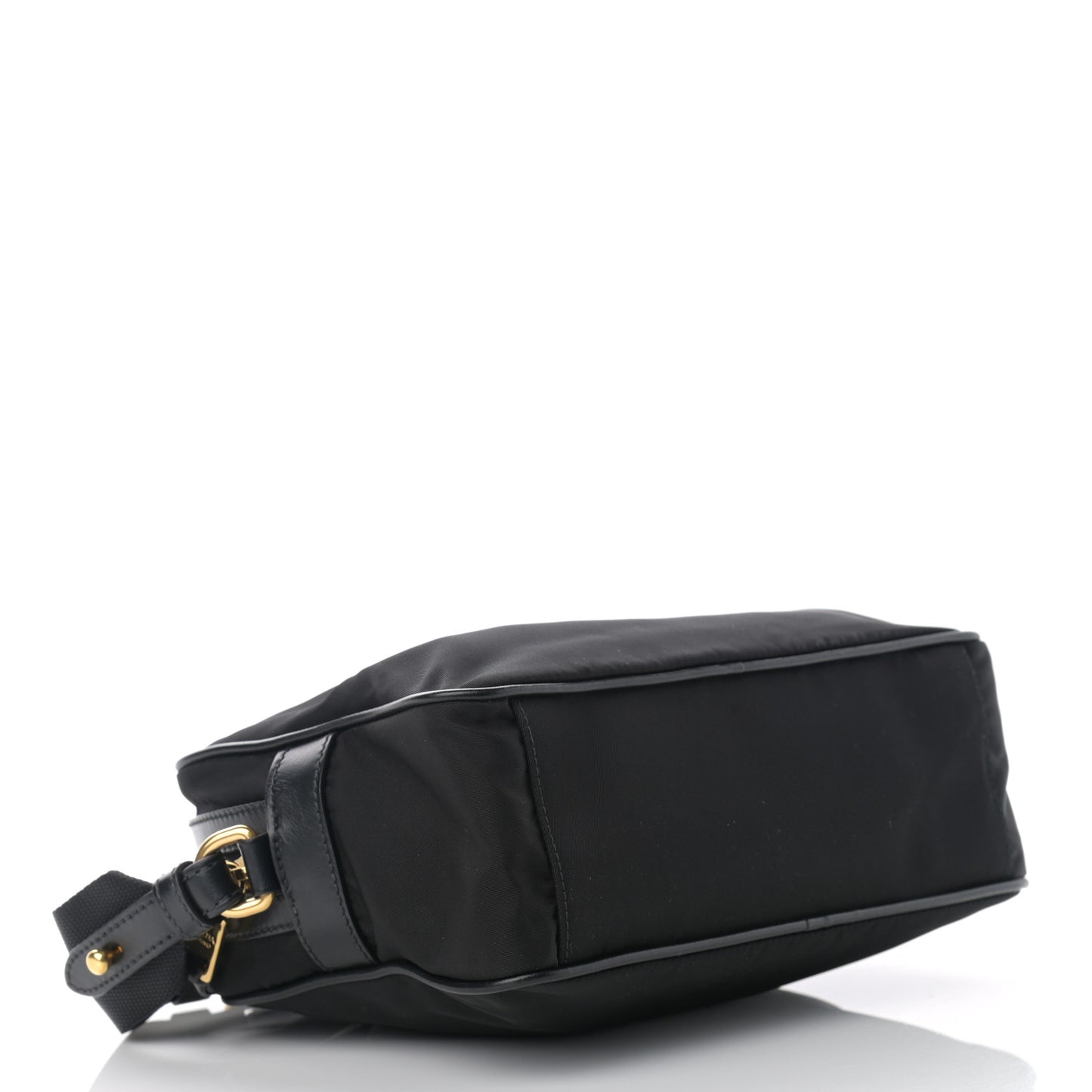 Tessuto Nylon Soft Calf Camera Bag Black